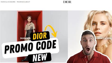 dior promo code uk first order